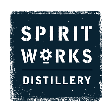 SDFF Partner Spirit Works Distillery logo, links to https://spiritworksdistillery.com, for Home and Partner pages